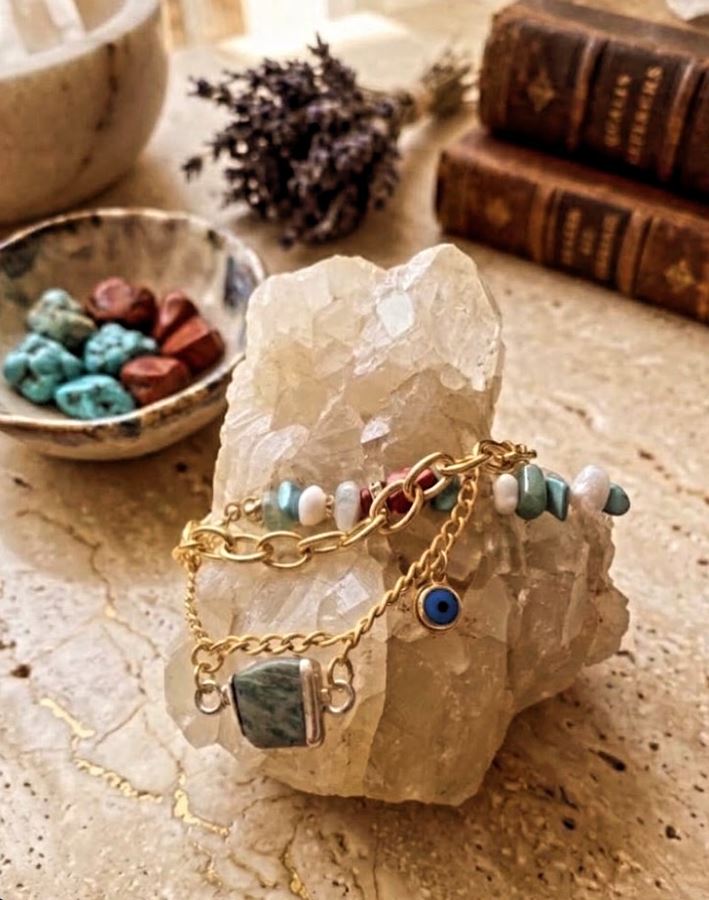 Bracciale in amazzonite